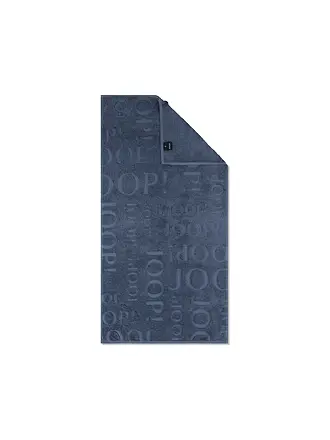 JOOP | Handtuch 50x100cm STUDIO REPEAT Graphit | dunkelblau